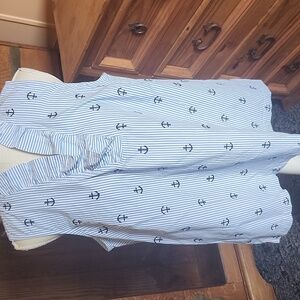 Crown and Ivy anchor print